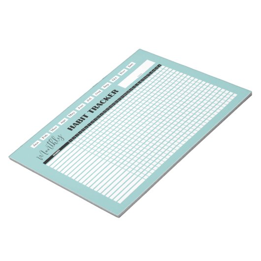Monthly Habit Tracker  ノートパッド (アングル)