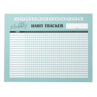 Monthly Habit Tracker  ノートパッド
