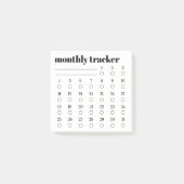 Monthly Habit Tracker Sticky Notes Pad ポストイット (正面)