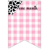 Monthly Milestone Banner for First Birthday バンティングフラッグ (第3の旗)