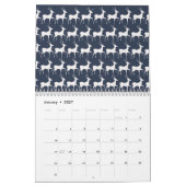 Monthly Wall Calendar - Change the Year カレンダー (1月 2027)