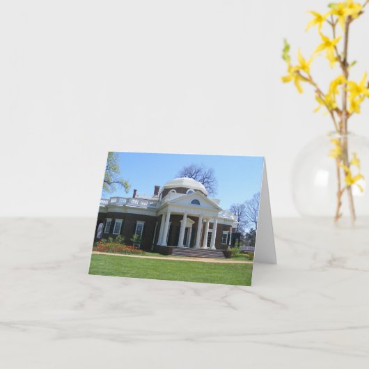 monticello カード (黄色い花)