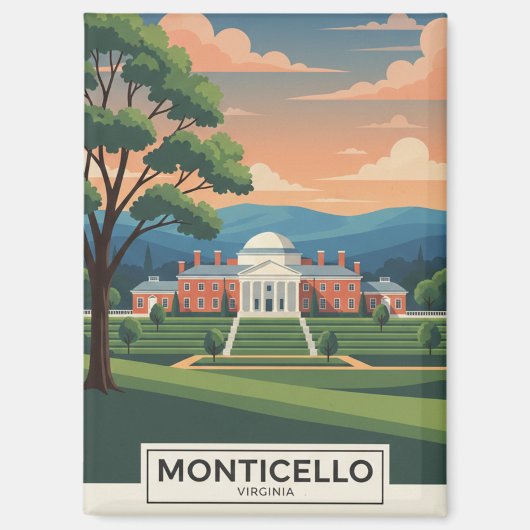 Monticello Magnet マグネット (正面)