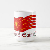 Montjoie! Saint-Denis! Red Oriflamme with Sun コーヒーマグカップ (中央)