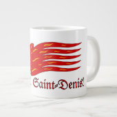 Montjoie! Saint-Denis! Red Oriflamme with Sun ジャンボコーヒーマグカップ (正面右)