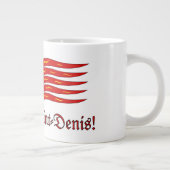 Montjoie! Saint-Denis! Red Oriflamme with Sun ジャンボコーヒーマグカップ (右)