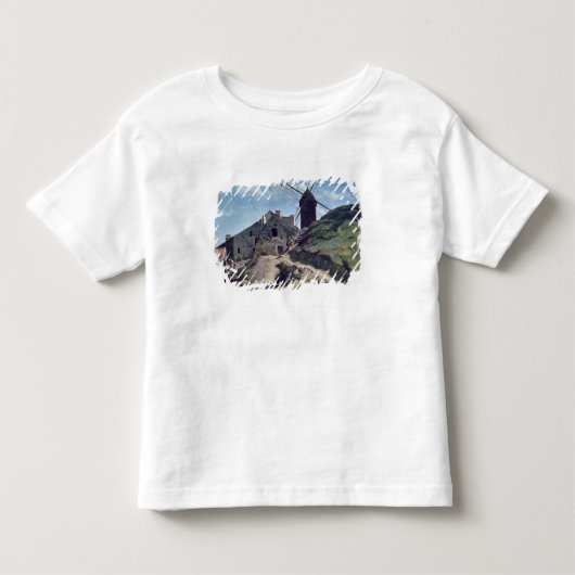 Montmartre 1840-45年の風車 トドラーTシャツ (正面)