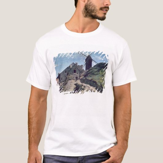Montmartre 1840-45年の風車 tシャツ (正面)