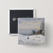 Montmartre 1869年の雪 缶バッジ (正面&裏面)