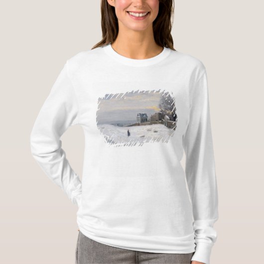Montmartre 1869年の雪 tシャツ (正面)