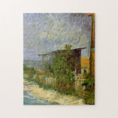 Montmartre Path with Sunflowers by Van ゴッホ. ジグソーパズル (縦)