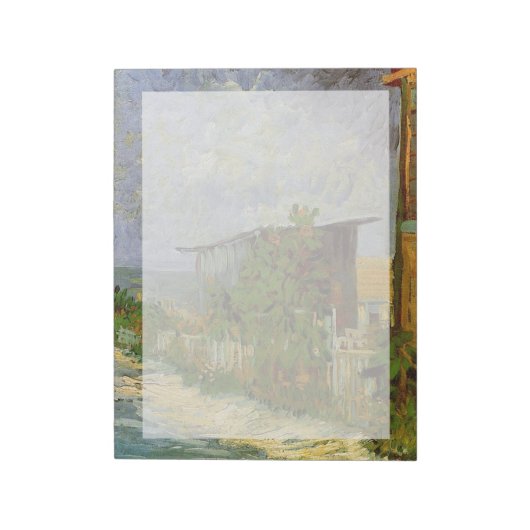 Montmartre Path with Sunflowers by Van ゴッホ. ノートパッド (回転)
