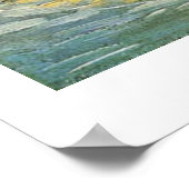 Montmartre Path with Sunflowers by Van ゴッホ. ポスター (角)