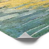 Montmartre Path with Sunflowers by Van ゴッホ. ポスター (角)