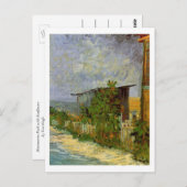 Montmartre Path with Sunflowers by Van ゴッホ. ポストカード (正面/裏面)