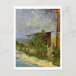 Montmartre Path with Sunflowers by Van ゴッホ. ポストカード