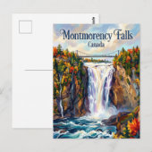 Montmorency Falls Canada ポストカード (正面/裏面)