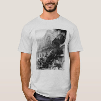 Montparnasse (1895年)の列車の大破 tシャツ
