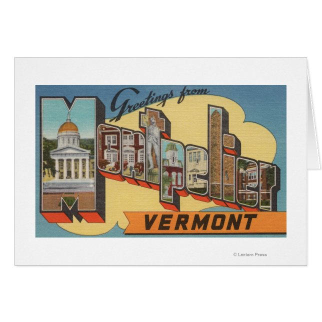 Montpelier, Vermont - Large Letter Scenes (正面横)