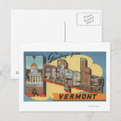 Montpelier, Vermont - Large Letter Scenes ポストカード (正面/裏面)