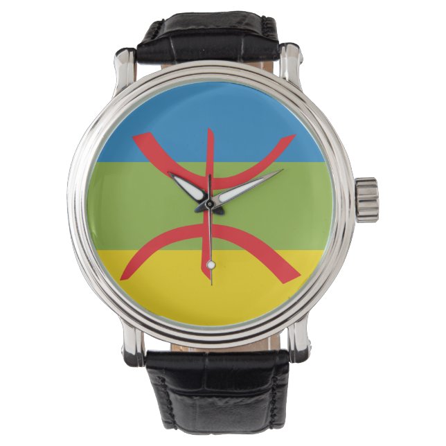 Montre drapeau Amazigh 腕時計 (正面)
