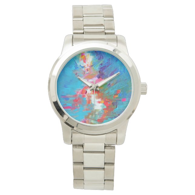 Montre femme argent Hippocrène 腕時計 (正面)