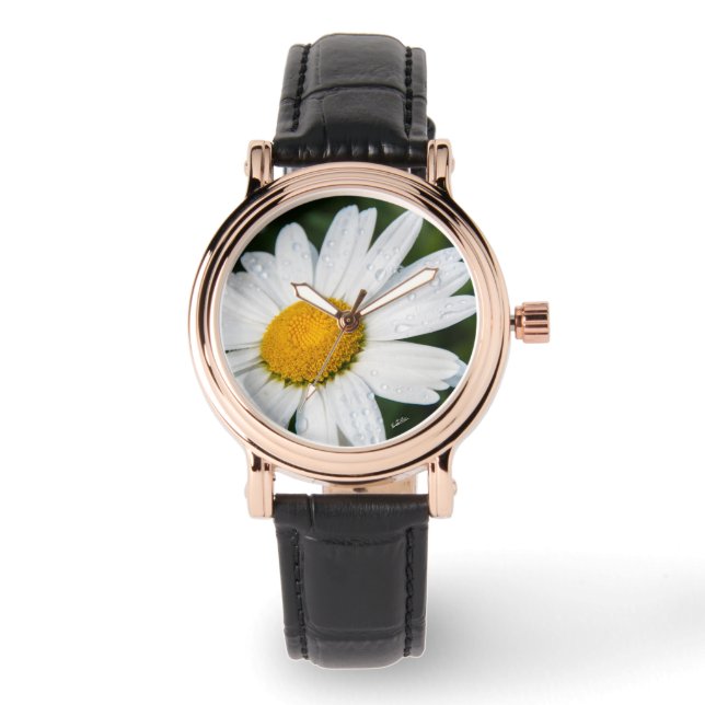 Montre photo marguerite 腕時計 (正面)