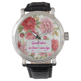 montre Pivoines 腕時計