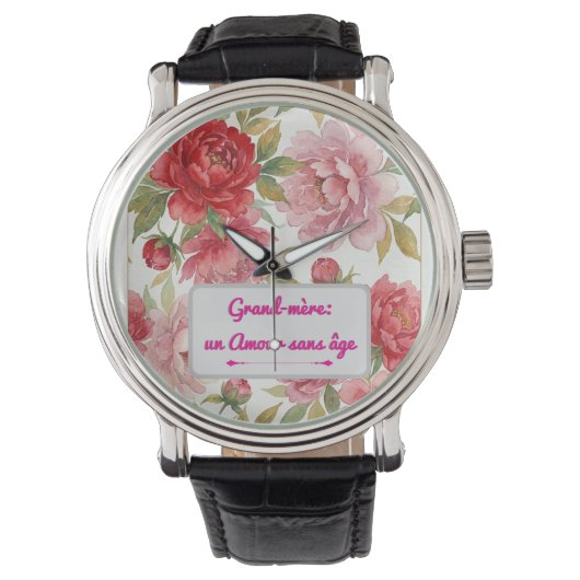 montre Pivoines 腕時計 (正面)