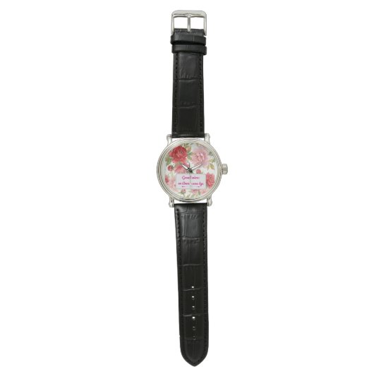 montre Pivoines 腕時計 (フラット)