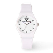 Montre Silicone Diamant Noir Detailing