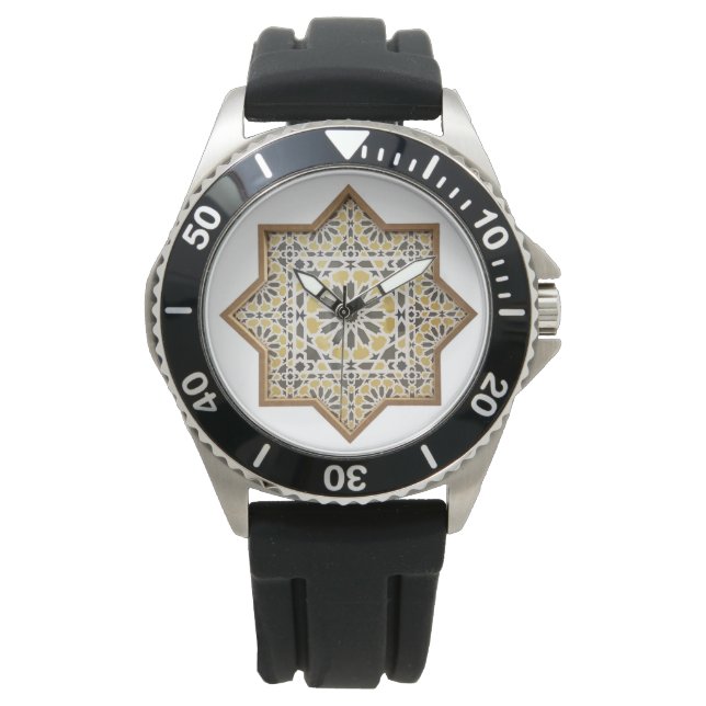 MONTRE ZELLIGE MAROCAIN 腕時計 (正面)