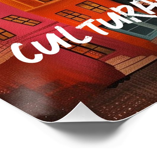 Montreal: Capital Cultural de Canadá con Arquitect ポスター (コーナー)