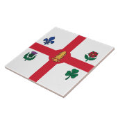 Montreal Flag on Tile タイル (側面)