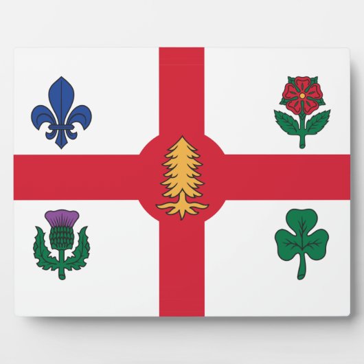 Montreal Flag Plaque フォトプラーク (正面)