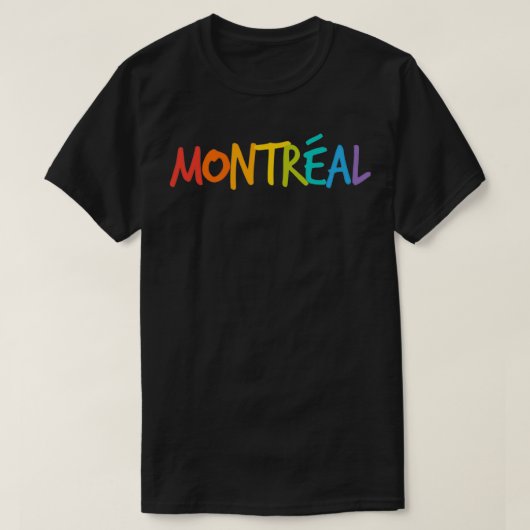 Montreal Pride Tシャツ (デザイン正面)