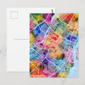 Montreal Quebec Canada City Map ポストカード (正面/裏面)