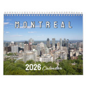Montreal Scenic Photography カレンダー (カバー)