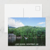 Montreat North Carolina Lake Susan Travel写真 ポストカード (正面/裏面)