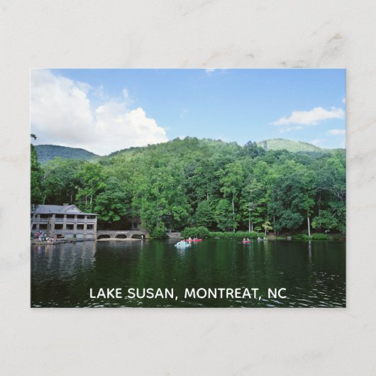 Montreat North Carolina Lake Susan Travel写真 ポストカード (正面)