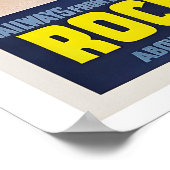 Montreux Glion Rochers-de-Naye Railway Switzerland ポスター (角)