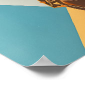 Montreux Jazz Festival Poster Retro Saxophone Art ポスター (角)