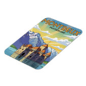 Montreux Switzerland Chateau de Chillon マグネット (左側)