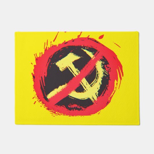 Montrez que dans votre maison  c'est la liberté  ドアマット (正面)