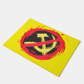 Montrez que dans votre maison  c'est la liberté  ドアマット (アングル)