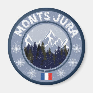Monts Jura Station de Ski マグネット