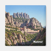 Montserrat Spain マグネット (正面)