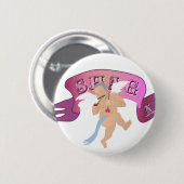 Montyの毛羽織りのバッジ 缶バッジ (正面&裏面)