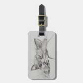 Montyの眠い男の子 ラゲッジタグ (正面縦)