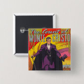 Monty Cristoの漫画の計算 缶バッジ (正面&裏面)